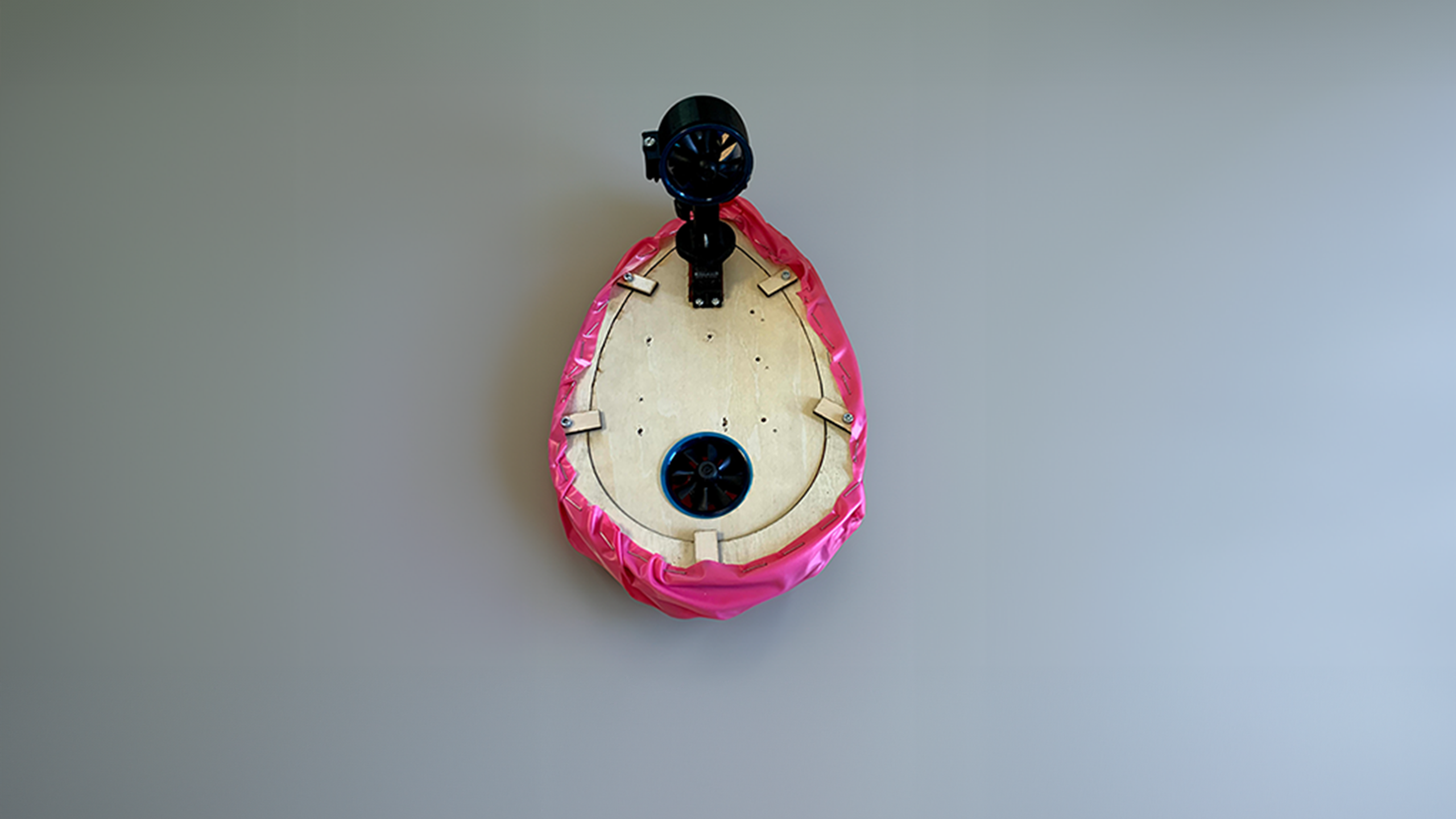 Prototype aéroglisseur - Vue d'ensemble