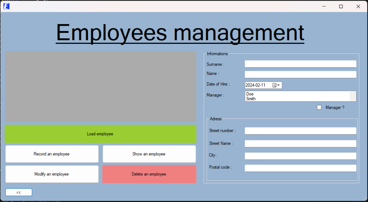 Gestion des employés