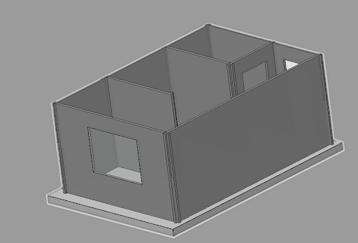 Maquette d'appartement - Vue d'ensemble